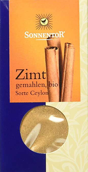 Sonnentor Zimt gemahlen (Sorte Ceylon), 1er Pack (1 x 40 g) - Bio - fit and life shop