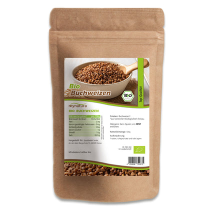 Mynatura Bio Buchweizen – ganze Körner in verschiedenen Größen