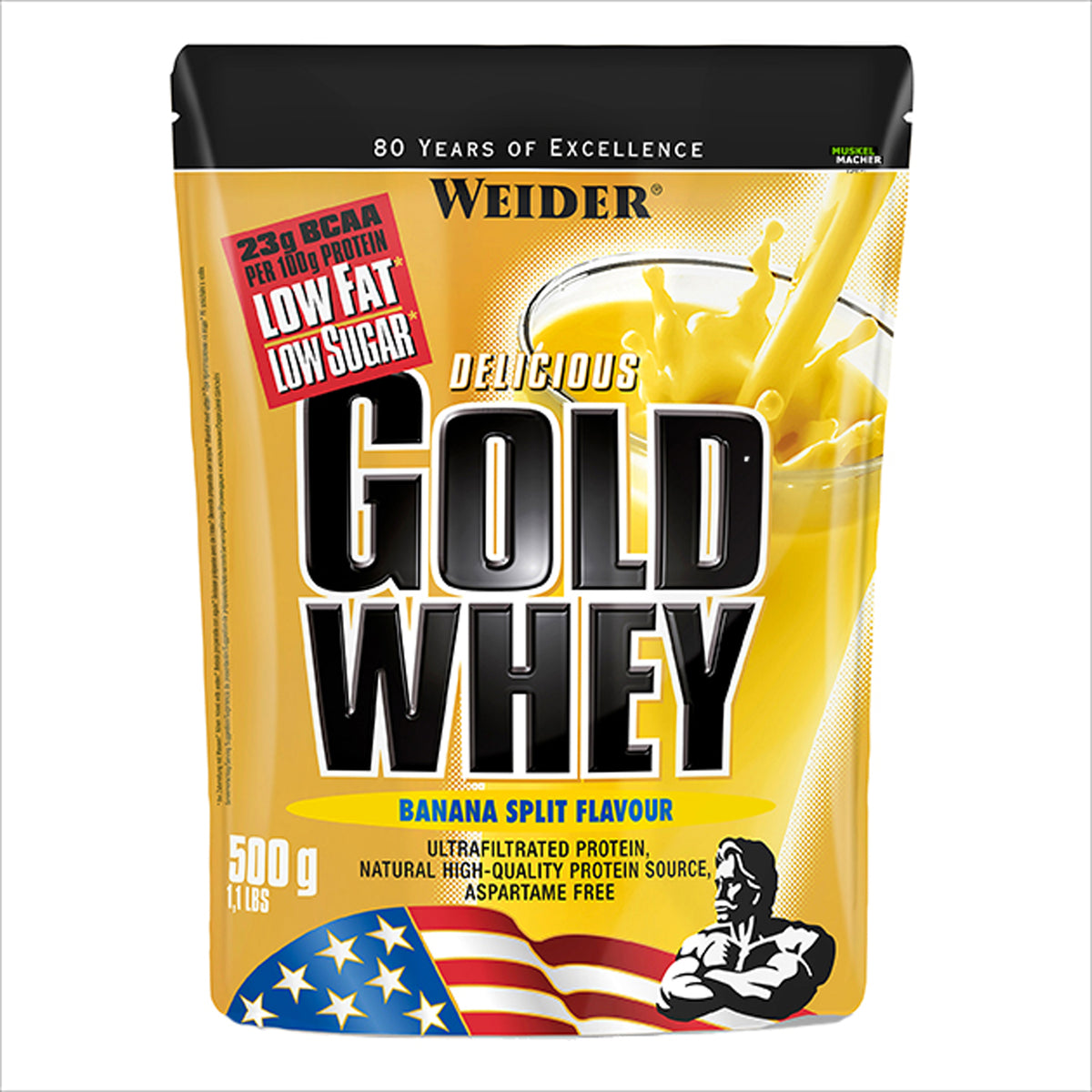 Weider Delicious Gold Whey Protein (500g Beutel) - fit and life shop