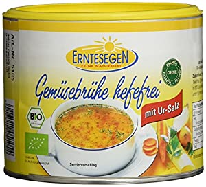 Erntesegen Gemüsebrühe Hefefrei Dose Bio Würz-Sauce (2 x 220 g) - fit and life shop