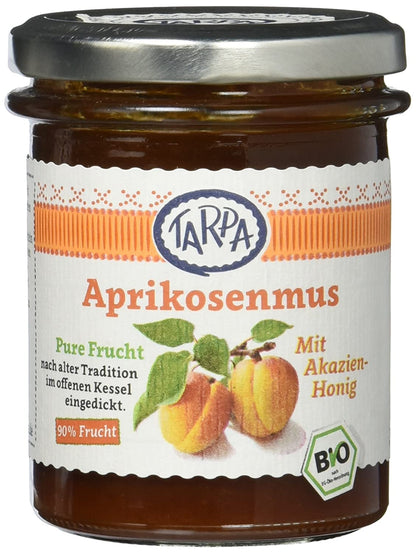 Tarpa Bio Aprikosenmus mit Akazienhonig - fit and life shop