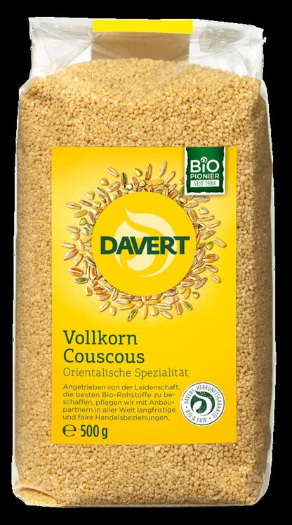 Davert Bio Vollkorn Couscous (500g) - fit and life shop