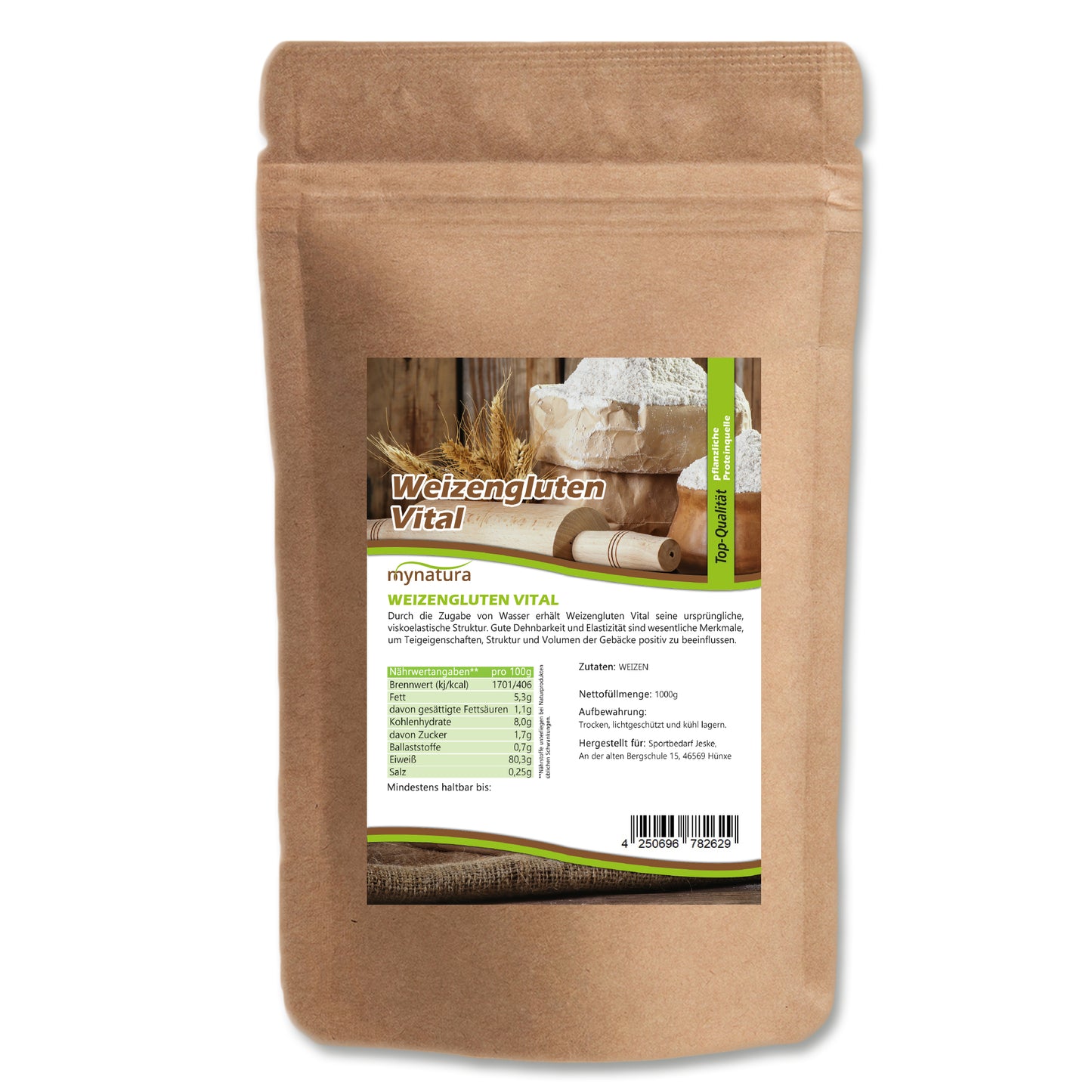 Mynatura Weizengluten Pulver - (1kg)