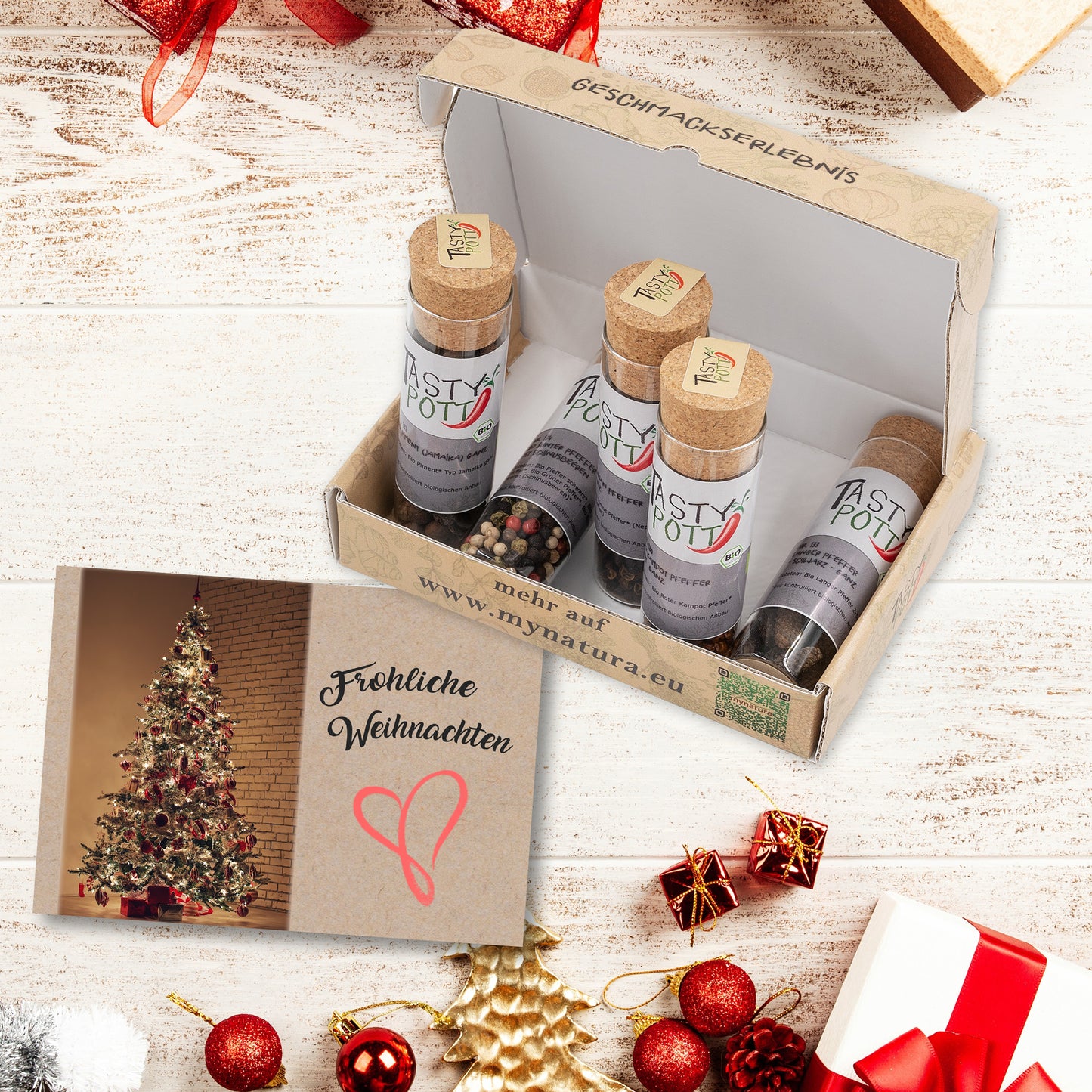 Tasty Pott Dank-Box - Fröhliche Weihnachten | Gewürzset