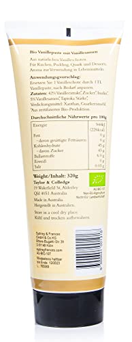 Taylor & Colledge Bio-Vanillepaste – 320 g