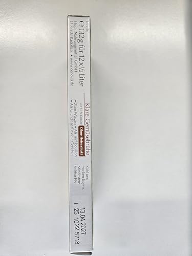 Cenovis Bio Klare Gemüsebrühe ohne Hefe, laktosefrei, glutenfrei und vegan (1 x 132 g)