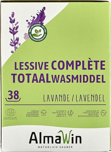 AlmaWin Vollwaschmittel Pulver Lavendel