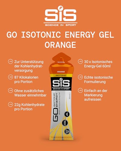 Science in Sport GO Isotonische Energy-Gels, 30 x60ml
