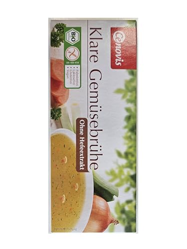Cenovis Bio Klare Gemüsebrühe ohne Hefe, laktosefrei, glutenfrei und vegan (1 x 132 g)