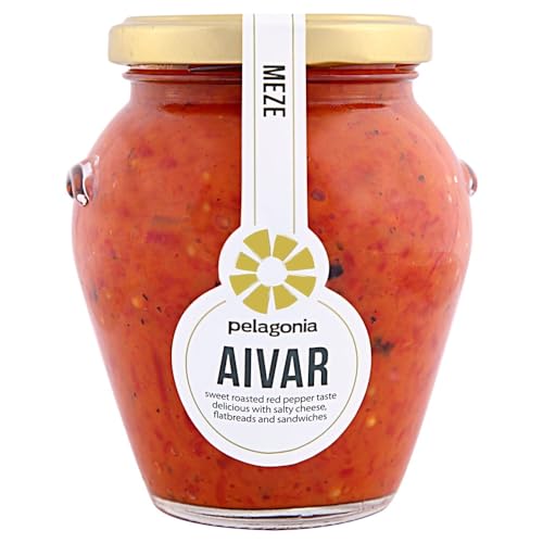 PELAGONIA - Aivar | Fruchtig würziger Dip aus gerösteter roter Paprika & Aubergine 314g