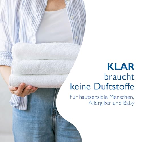Klar eco Sensitive Universalwaschmittel Waschnuss Nachfüllbeutel 1,5l, ohne Duft, für Allergiker