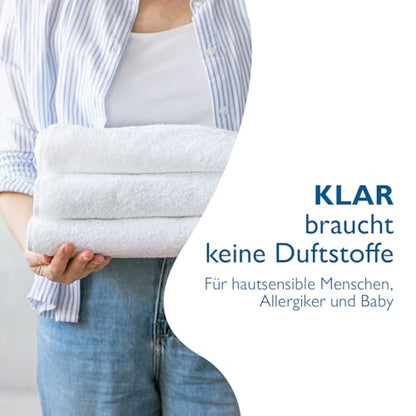 Klar eco Sensitive Universalwaschmittel Waschnuss Nachfüllbeutel 1,5l, ohne Duft, für Allergiker