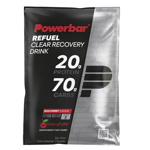Powerbar Black Line Refuel Clear Recovery Drink, Wild Cherry, 10 × 97 g
