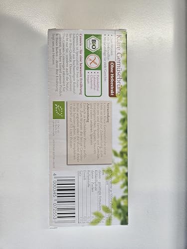 Cenovis Bio Klare Gemüsebrühe ohne Hefe, laktosefrei, glutenfrei und vegan (1 x 132 g)