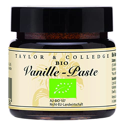 Taylor & Colledge Bio-Vanillepaste – 65 g