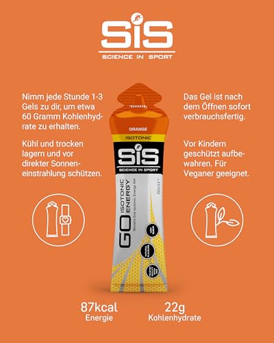Science in Sport GO Isotonische Energy-Gels, 30 x60ml