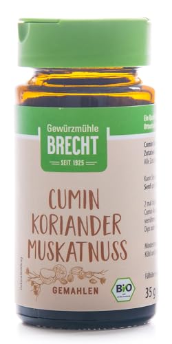 Brecht Cumin Koriander Muskatnuss Glas 40g