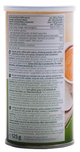 Naturata Bio Getreidekaffee Zimt & Kardamom instant Dose 125 g