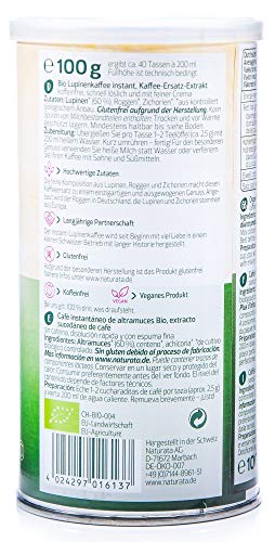 Naturata Lupinenkaffee, instant, Dose 100 g