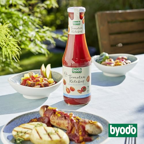 Byodo  Bio-Tomaten Ketchup von - Agavendicksaft gesüßt, Vegan, 500 ml