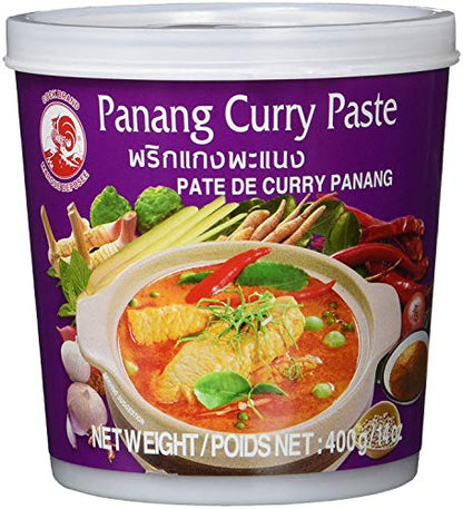 Cock Brand - Probierset Currypasten - 5er Pack (5 x 400g) - 5 Sorten, je 1 Dose