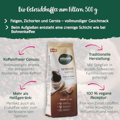 Naturata Bio Getreidekaffee zum Filtern 500g