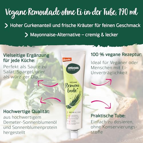Naturata Bio Remoulade - Vegan - in der Tube - 190ml