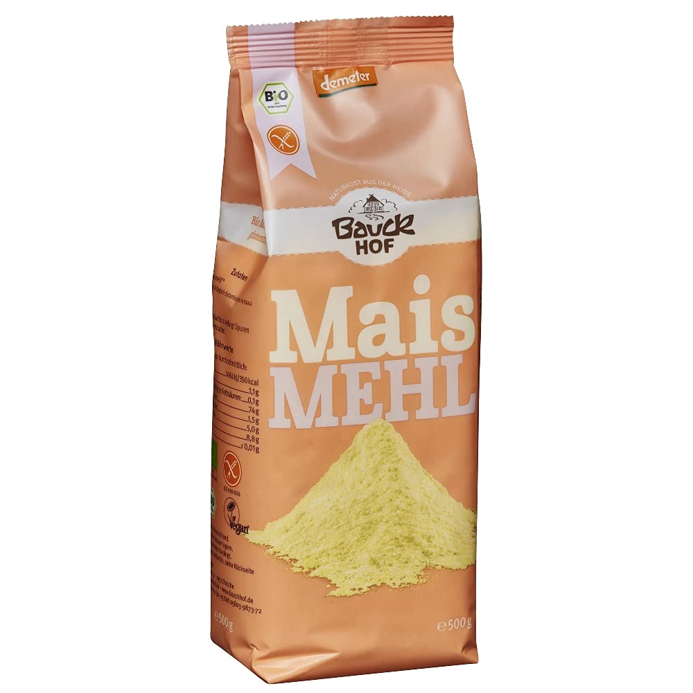 Bauckhof Bio Maismehl - glutenfrei, Demeter 500g