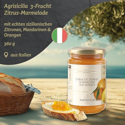 Agrisicilia Marmelade Brotaufstrich aus Sizilie 360g