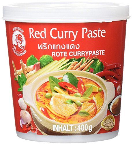 Cock Brand - Probierset Currypasten - 5er Pack (5 x 400g) - 5 Sorten, je 1 Dose