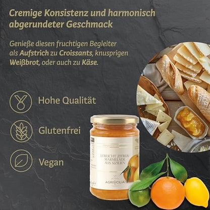 Agrisicilia Marmelade Brotaufstrich aus Sizilie 360g