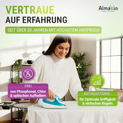 AlmaWin Vollwaschmittel Pulver Lavendel