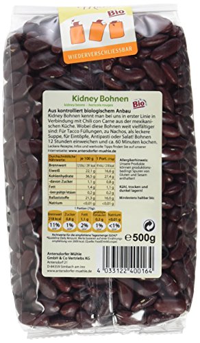 Antersdorfer Bio Muehle Kidney Bohnen, 500g