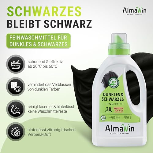 AlmaWin Waschmittel Schwarze Wäsche