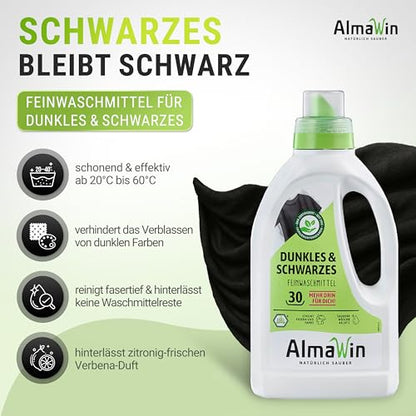 AlmaWin Waschmittel Schwarze Wäsche
