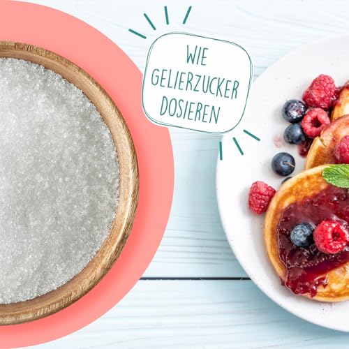 BORCHERS Gelier Schugga mit Xylit, Alternative zu Gelierzucker, auf Grundlage von Xylit, 1:1 wie Zucker, kalorienreduziert, zuckerarm, Zuckerersatz, Süßungsmittel (300g Pack))