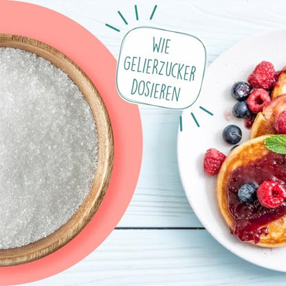 BORCHERS Gelier Schugga mit Xylit, Alternative zu Gelierzucker, auf Grundlage von Xylit, 1:1 wie Zucker, kalorienreduziert, zuckerarm, Zuckerersatz, Süßungsmittel (300g Pack))