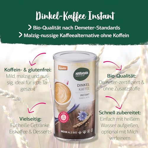 Naturata Demeter Bio Dinkelkaffee instant Dose 75 g