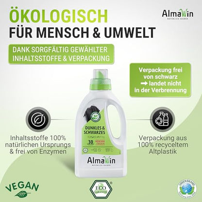 AlmaWin Waschmittel Schwarze Wäsche
