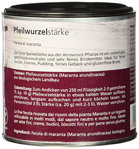 Arche Pfeilwurzelstärke Jetzt Bio Backzutat, 125 g