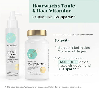 Cosphera Haar Vitamine - 120 Kapseln