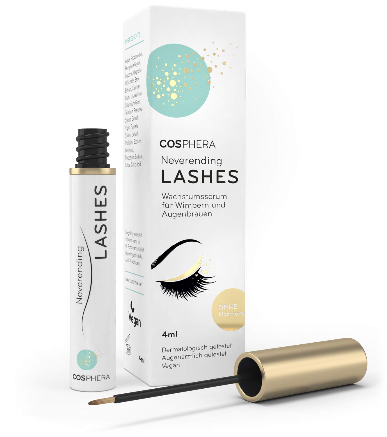 Cosphera - Neverending Lashes - Wimpernserum & Augenbrauenserum 4ml