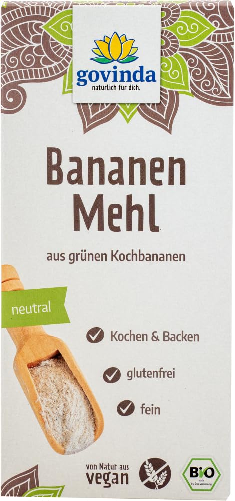 Govinda Bananenmehl aus grünen Kochbananen glutenfrei - 350g