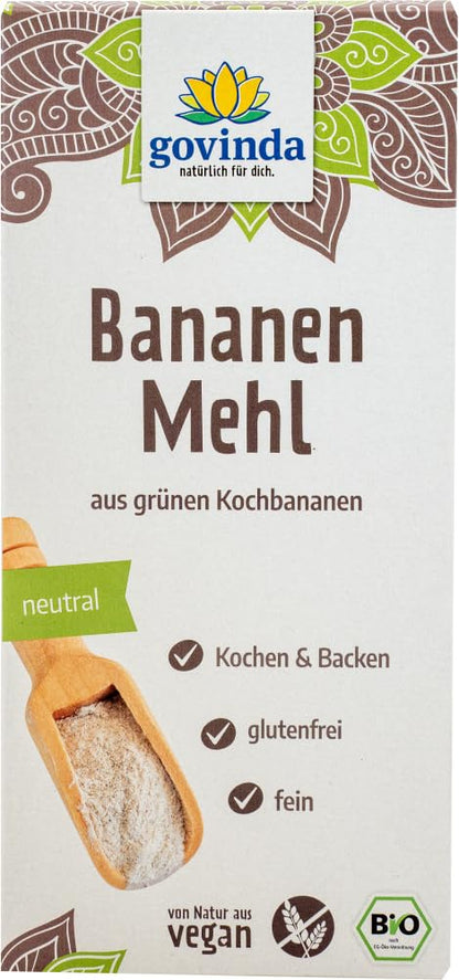 Govinda Bananenmehl aus grünen Kochbananen glutenfrei - 350g