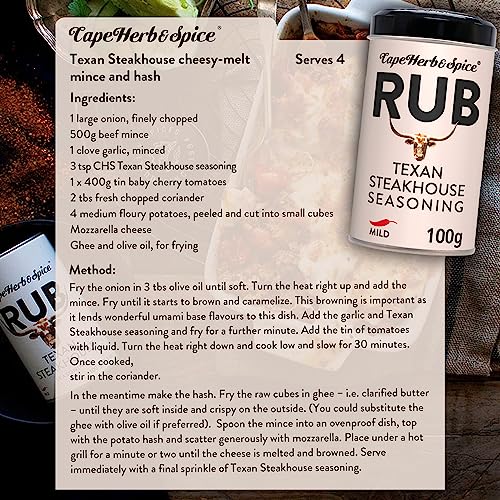 CAPE HERB - Texan Steakhouse Rub 100g