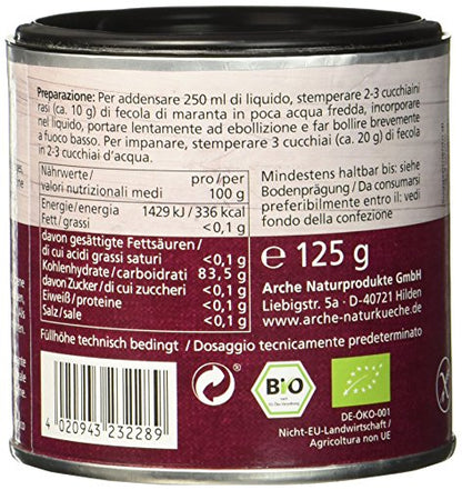 Arche Pfeilwurzelstärke Jetzt Bio Backzutat, 125 g