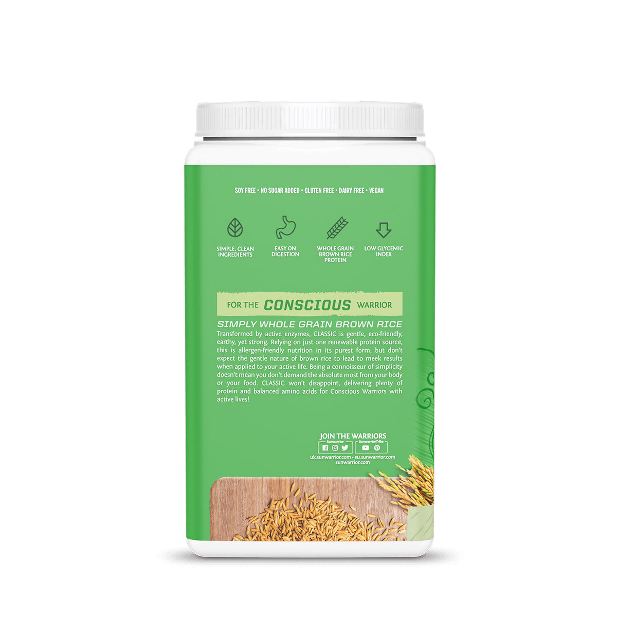 Sunwarrior natürliches Reisprotein - 750g - fit and life shop