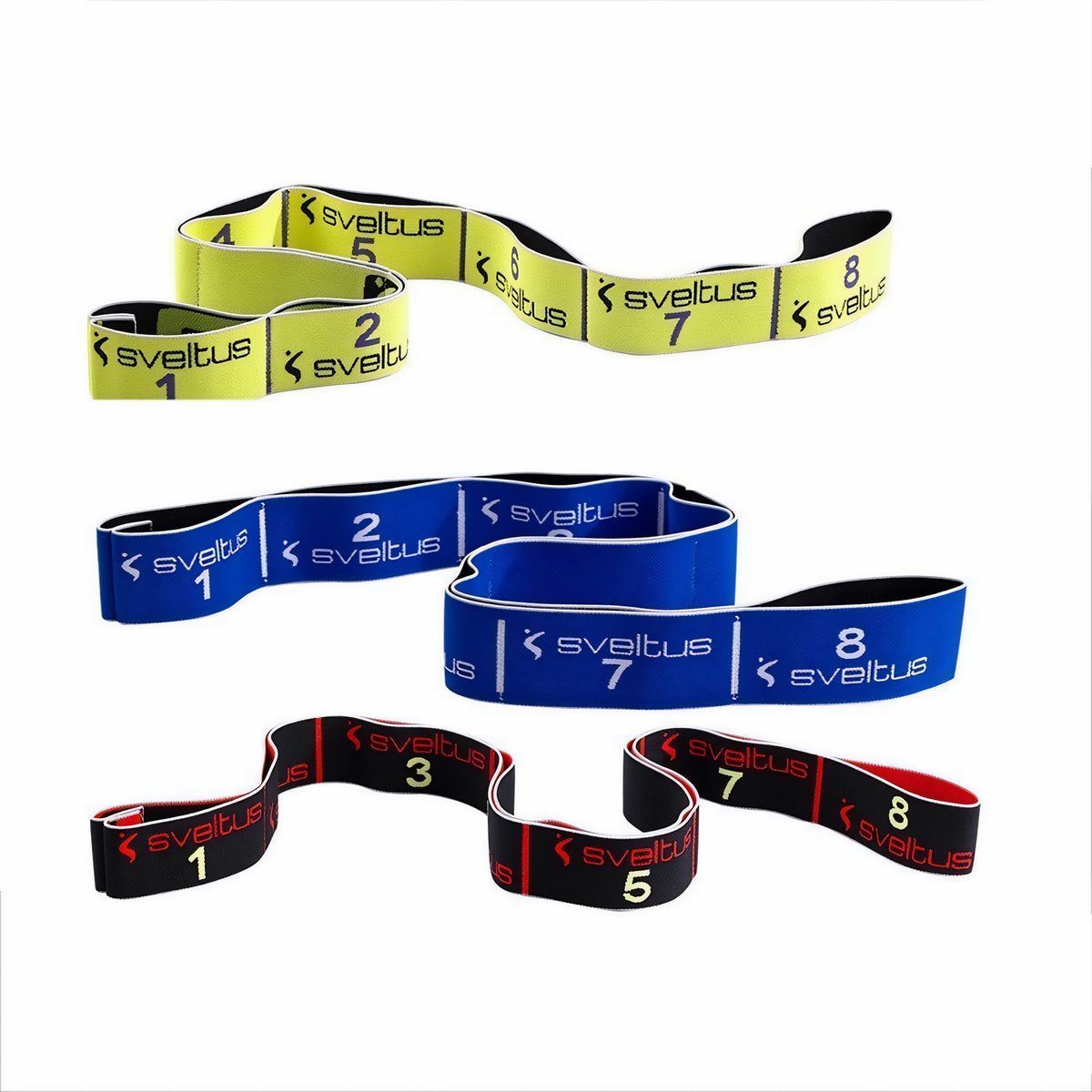 Sveltus Elasitband 3er Kombi (10kg, 15kg, 20kg) - fit and life shop