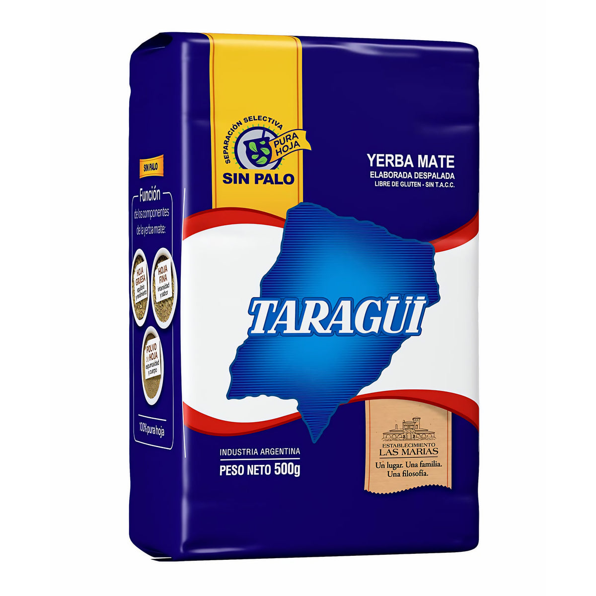 Taragui sin Palo (ohne Stängel) - Mate Tee aus Argentinien 500g - fit and life shop