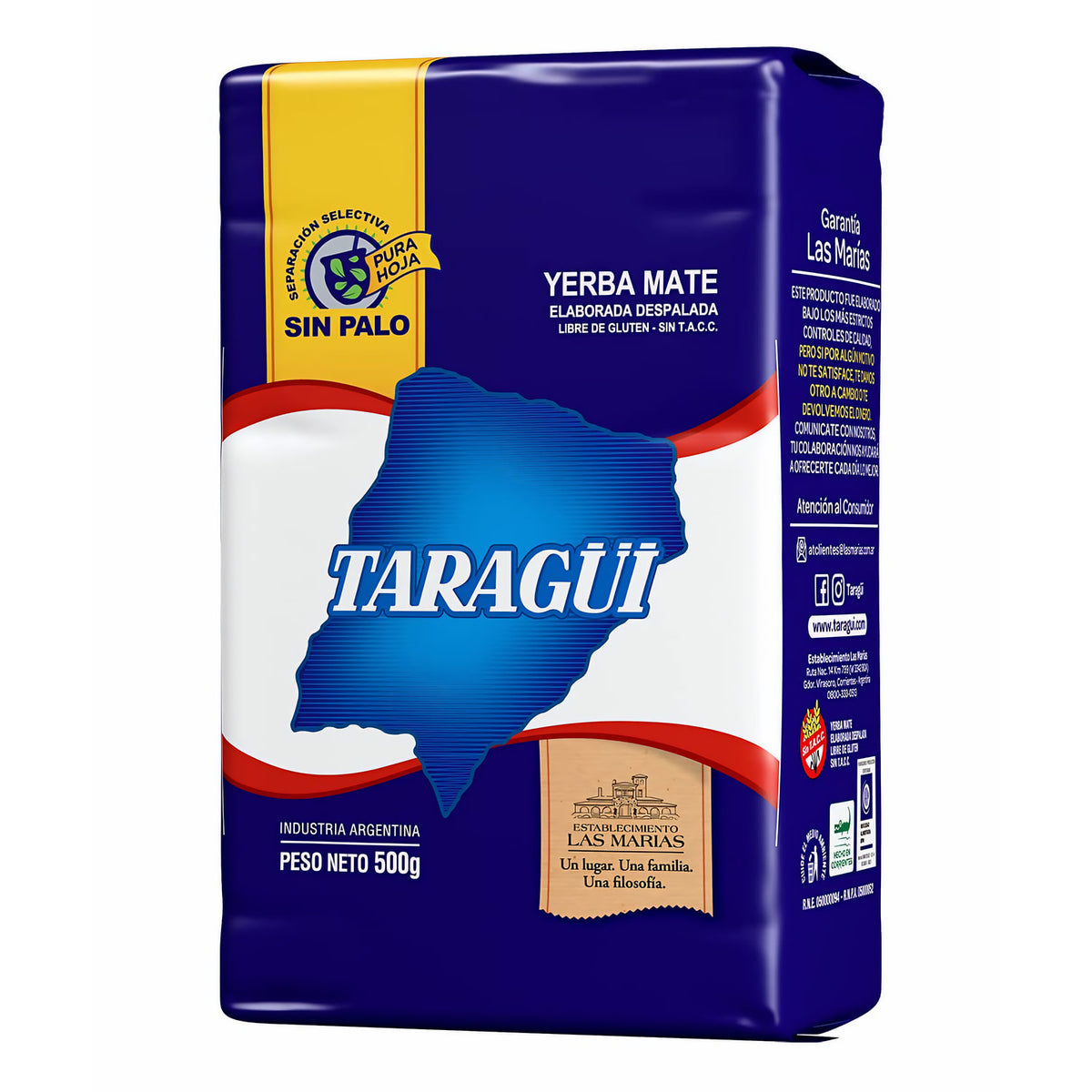 Taragui sin Palo (ohne Stängel) - Mate Tee aus Argentinien 500g - fit and life shop